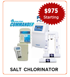 Salt Chlorinator digital commander